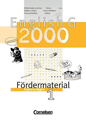 English G 2000 Ausgabe A Zu Bd 1 Fördermaterial by Unknown Goodreads