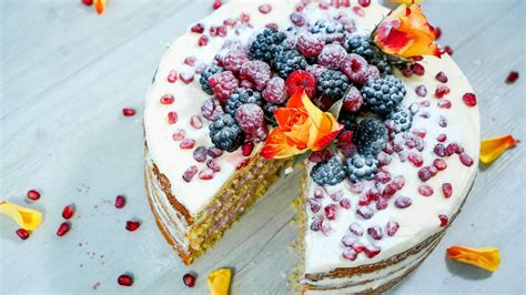 Low Carb Naked Cake Torte Mit 4 Schichten