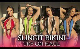 SLINGIT Bikini TRY ON HAUL Videos Try On Haul Girls
