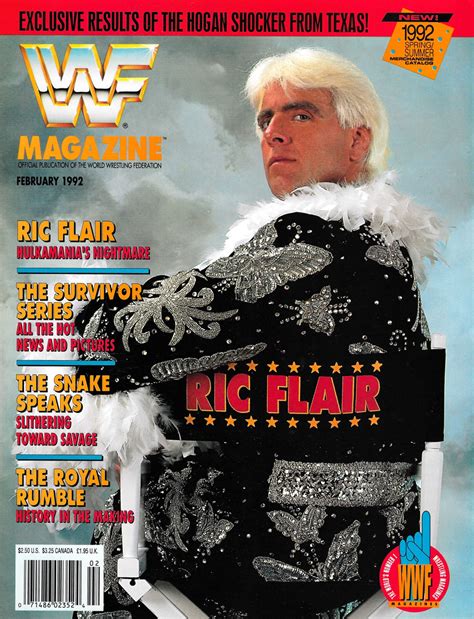 "Ric Flair: Hulkamania's Nightmare" - WWF Magazine [February 1992] - WCW Worldwide