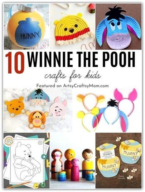 10 Wonderful Winnie the Pooh Crafts for Kids