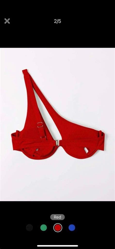 Rib Underwire Bikini Top On Carousell