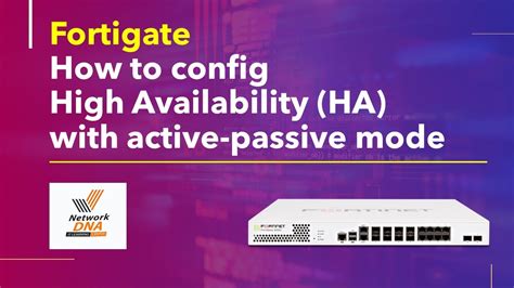 Fortigate High Availability Active Passive Configuration Nbkomputer