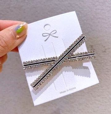 Barrette Lignes De Strass Crois Es Reine Moderne Serre T Te Et Headband