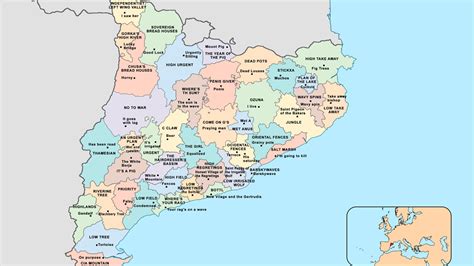 El Mapa De Comarques De Catalunya En Angl S Que S Viral