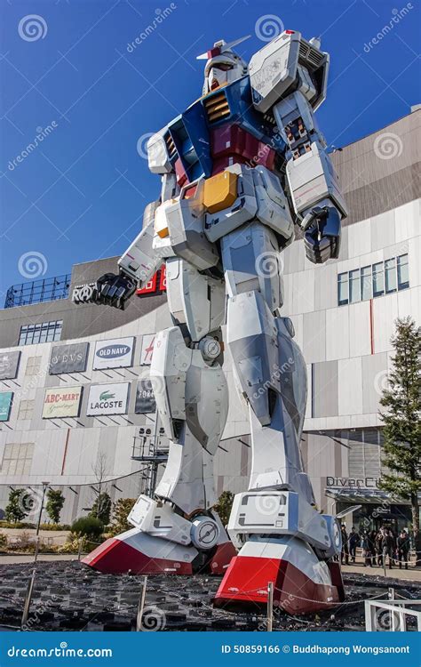 Odaiba Diver City Tokyo Plaza Shopping Mall And Real-size Gundam Robot ...