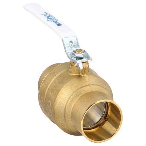 MILWAUKEE VALVE 2 In Brass Manual Two Way Ball Valve 5EMT9