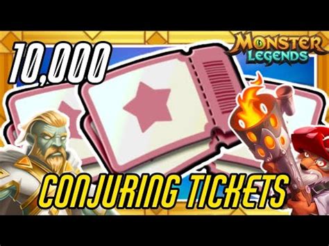 Using Tickets In The Conjuring Monster Legends Youtube