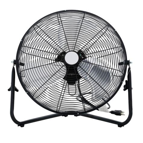 HDX 20 Inch 3 Speed High Velocity Floor Fan The Home Depot Canada