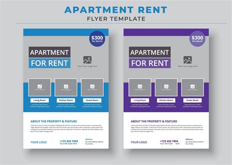 Apartment Rent Flyer Template Graphic by Gentle GraphixCreative Fabrica