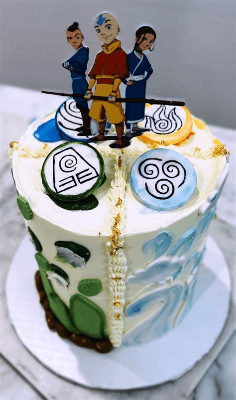 Avatar The Last Airbender Birthday Cake Ideas Images Pictures