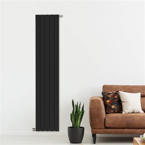 Radiateur Eau Chaude Vertical PRODIGE Novaflo Noir 1500W H 186 6 X L