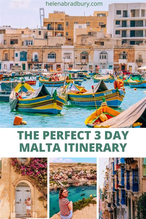 The Perfect 3 Day Itinerary In Malta Malta Travel Malta Travel Guide