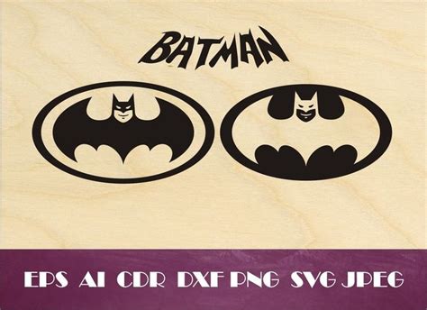 Batman logo SVG Batman SVG Vector Batman logo dxf vector | Etsy ...