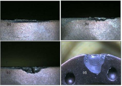 Four Stages Of Tool Wear Progression A Flank Wear Formation B Notch