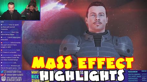 Nick Finishes His Mass Effect Renegade Playthrough Kinda Funny Games Stream Highlights Youtube