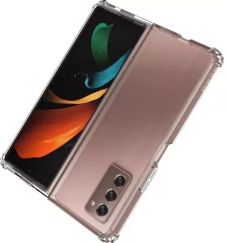 Carcasa Para Samsung Galaxy Z Fold Transparente Reforzada