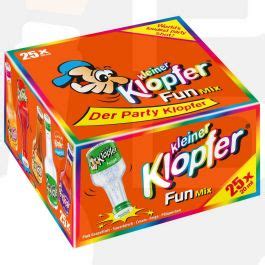 Kleiner Klopfer FUN Mix 25 X 2cl Party Shot 16 18 Vol