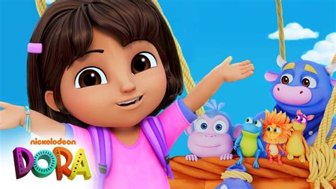 Dora Boots Ride A Hot Air Balloon New Dora Full Scene Dora Friends YouTube