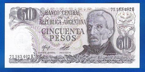 Argentinien Argentina 7 X BANKNOTEN 1 1000 Pesos P 287 304 UNC