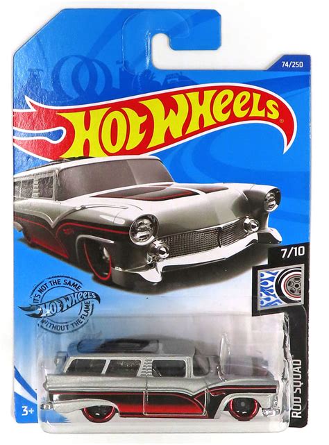 駿河屋 1 64 8 CRATE シルバーブラックレッド Hot Wheels ROD SQUAD GHD29 ホットウィールhotwheels