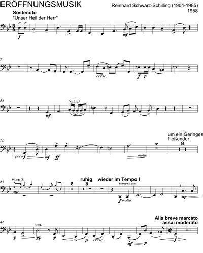 Er Ffnungsmusik Zum Beschluss Alternate Trumpet In C Sheet Music