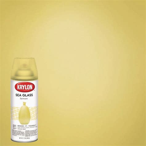 Krylon 12 Oz Frosted Sea Glass Finish Spray Paint Lemon Do It Best