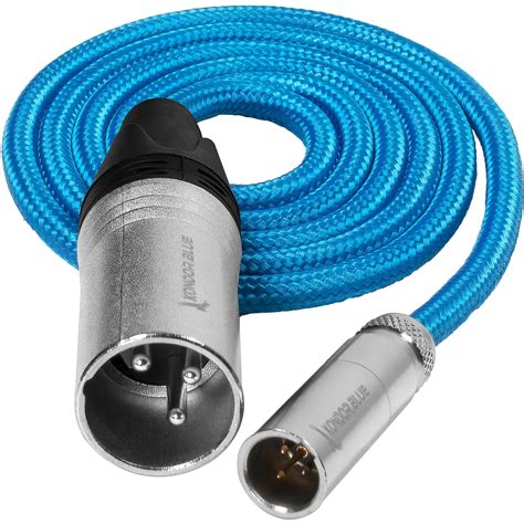 Kondor Blue Mini Xlr To Xlr Camera Cable For Bmpcc K