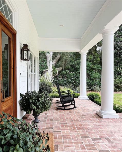 Blue Porch Ceilings Sunday Strolls Scrolls The Inspired Room