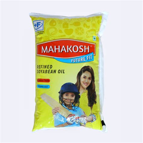 MahaKosh Refined Soyabean Oil 1ltr Agam Whole Sale