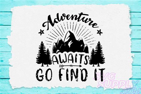 Adventure Awaits Svg Design For Adventure Hat By Cuttingsvg Thehungryjpeg