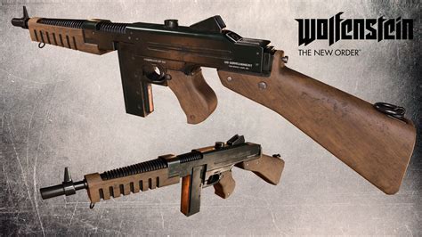 Wolfenstein The New Order Smg By Viacheslav Erlychenkovwolfenstein