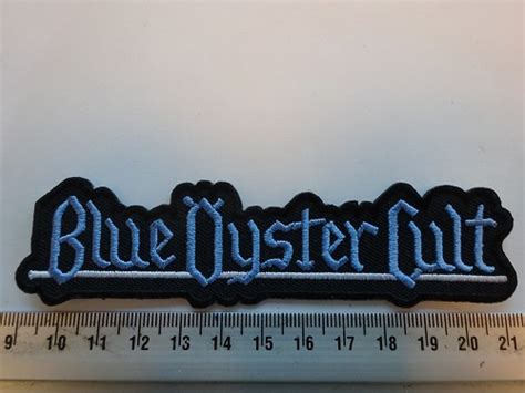 BLUE OYSTER CULT - BLUE NAME LOGO | Patches | Riffs Merchandise