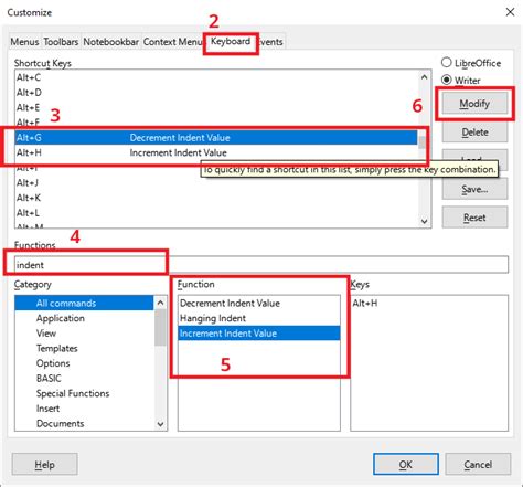 I Really Want A Shortcut Key For Increase Indent And Decrease Indent How Do I Do This R