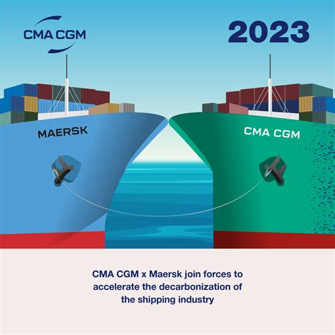 CMA CGM et Maersk s associent pour accélérer la décarbonation du