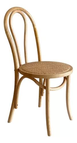 Silla Thonet Rattan Y Madera Importada