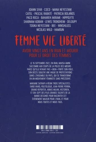 Femme Vie Libert De Marjane Satrapi Album Livre Decitre