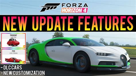 Forza Horizon 4 - NEW UPDATE! DLC Cars Revealed, New Customization ...