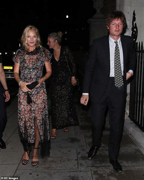 Kate Moss Stuns In Sheer Floral Dress As She Joins An Ab Flashing Iris