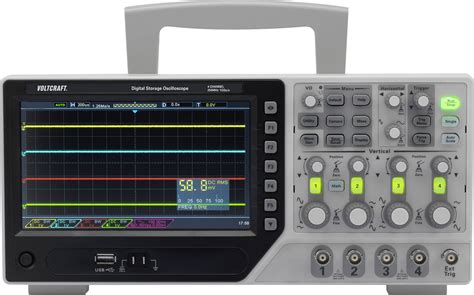 VOLTCRAFT DSO 1254E Digital Calibrated To ISO Standards 250 MHz 4