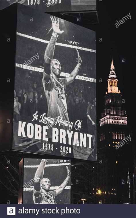 Kobe Bryant Memorial in Cleveland Ohio Stock Photo - Alamy