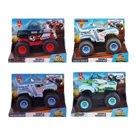 Hot Wheels Monster Trucks Double Troubles Lazada Indonesia