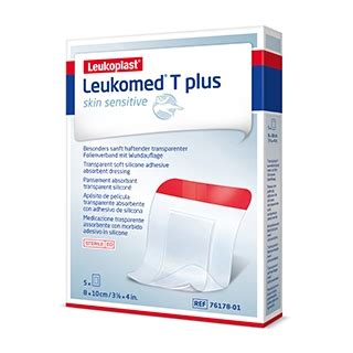 Leukoplast Leukomed T Plus Skin Sensitive 8 X 10cm 5 Pack WholeLife