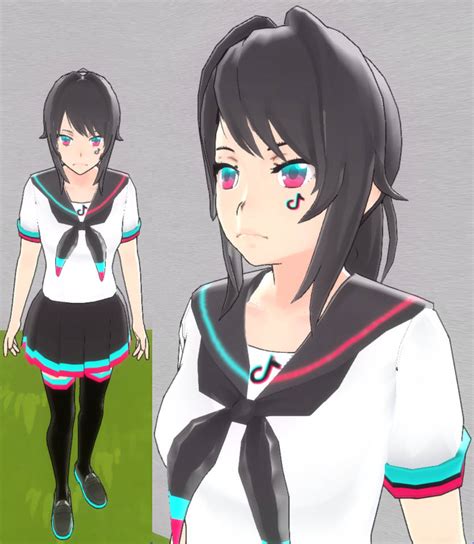 Yandere Sim Skin Tik Tok By Televicat On Deviantart