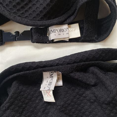 Emporio Armani Black Bikini Depop