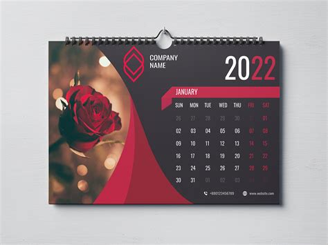 Desk Calendar Design :: Behance