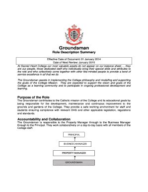 Fillable Online Sacredheart Wa Edu Groundsman