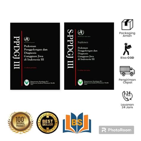 Jual ORIGINAL Paket 2 Buku PPDGJ III Dan SPPDGJ III Suplemen Pedoman