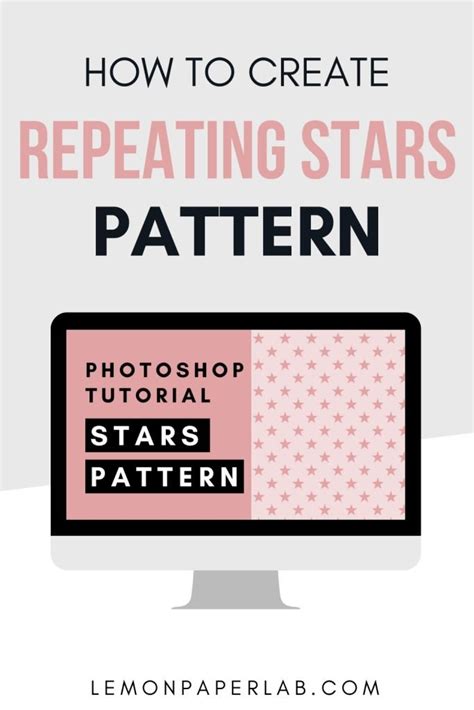 How to Make a Star Pattern in Photoshop - Lemon Paper Lab