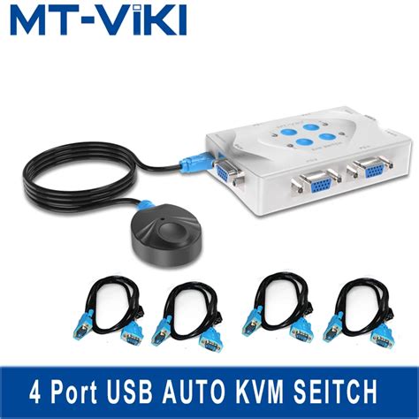 KVM-переключатель 801UK-L, 8 портов, USB, VGA, с оригинальным кабелем